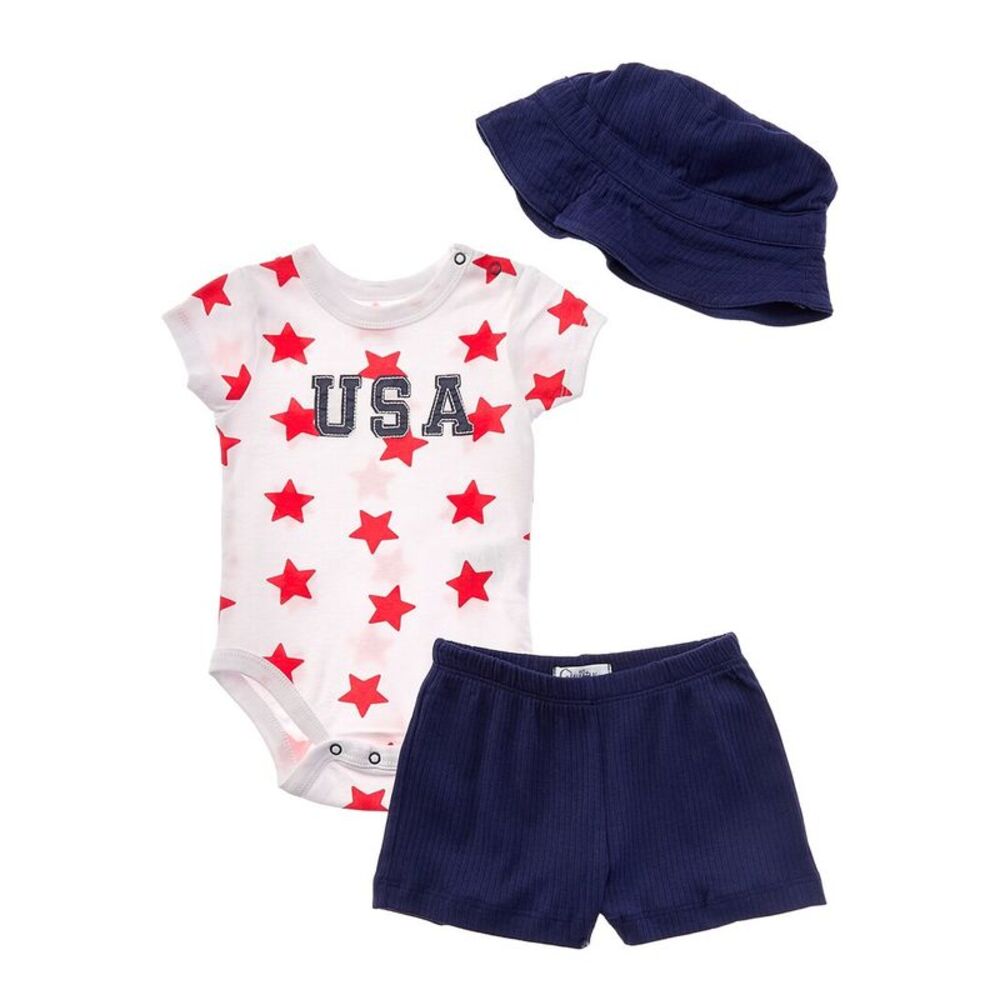 Quiltex Stars & Smiles 2Pc Short Set
